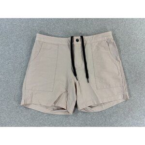 Strangers Only Waterloo Cotton Blend Shorts (Men's Medium) Tan -‎ 5.5"
